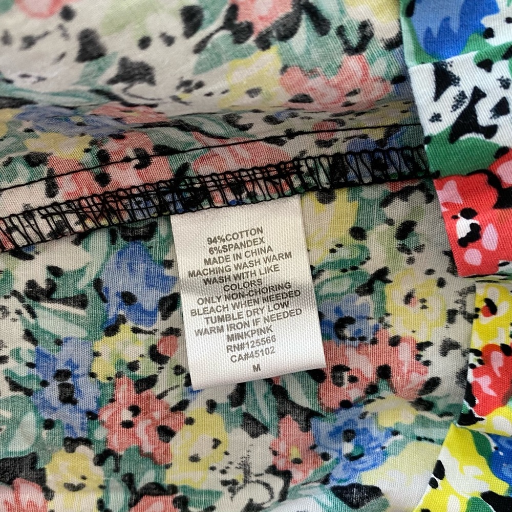 Floral MINKPINK Strapless Mini Dress - Picture 6 of 8